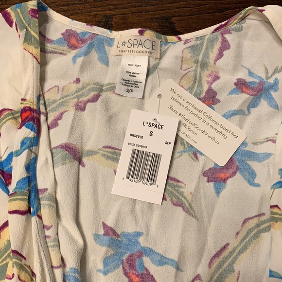 NWT L Space Brisa Kimono Dress Coverup - Picture 7 of 9